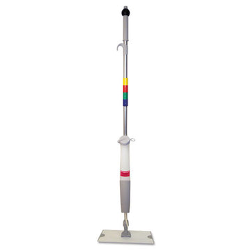Boardwalk® Bucketless Microfiber Mop System, 5 X 18 Blue Microfiber Head, 59" Gray Aluminum-polypropylene Handle freeshipping - TVN Wholesale